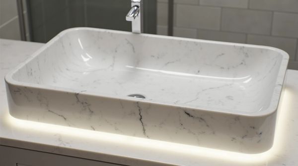 Impératif esthétique : optez pour une vasque à poser en marbre